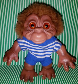 Vintage Rare Thomas Dam 8 " Monkey Chimp Troll Doll 1960 
