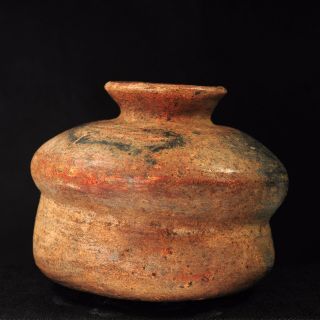 Pre - Columbian Colima Redware Double Pot with Fluted Top c.  200 BC - 200 AD 3