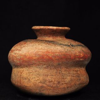 Pre - Columbian Colima Redware Double Pot with Fluted Top c.  200 BC - 200 AD 4