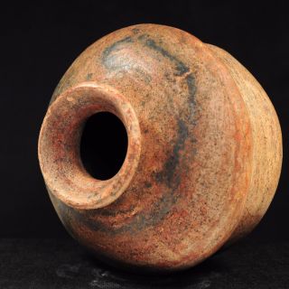 Pre - Columbian Colima Redware Double Pot with Fluted Top c.  200 BC - 200 AD 8