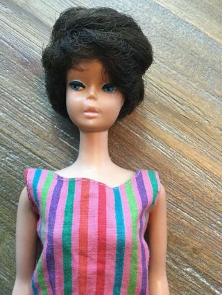 Vintage Barbie Bubblecut Bend Leg American Girl Brunette - All