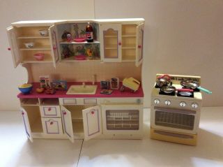 Vintage 1996 San Francisco Toy Makers Barbie Kitchen