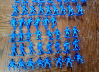 Marx Reissue Set Of 48 Alamo Mexican Presidio Type Soldiers - 6 Different Figures