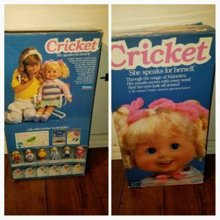 1984 Cricket Doll,  NIB Storybook,  Cassette MIB 9