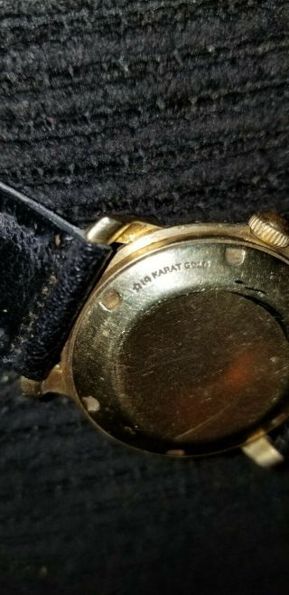 Baylor Vintage Wrist Watch 14k 14kt Karat Swiss automatic 30 Jewels 4