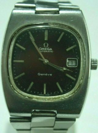 Omega Geneve Cal.  1012 Automatic Watch Vintage Dial Special Edition Very Dare