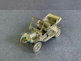 Collectible Vintage Antique Sterling Silver 925 Articulated Car Model Ford.  165gr