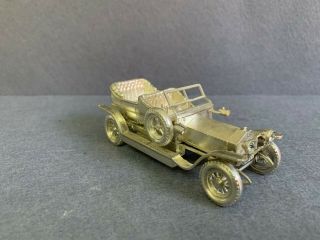 ANTIQUE MINIATURE STERLING SILVER 925 ARTICULATED CAR MODEL ROLLS ROYCE. 7