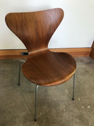 Vintage 1970 Fritz Hansen Series 7™ Chairs - Arne Jacobsen 4