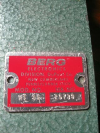 Vintage Berg Hand Crimp Crimper tool wire 22 - 26 / 28 - 32 HT - 95 A857 - 5 / C - ONLY 2