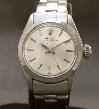 All Orig.  1967 Vintage Rolex Oyster Perpetual Ref.  6623 Lady 1161 Swiss Watch