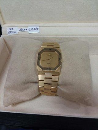 Rolex Benvenuto Cellini 4350 18K Gold Watch Extremely Rare 3