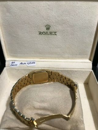 Rolex Benvenuto Cellini 4350 18K Gold Watch Extremely Rare 8