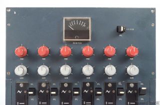 1979 Vintage Neve PA6/100/102 Sidecar 6x2 Channel Mixer Panel BBC 31026 2