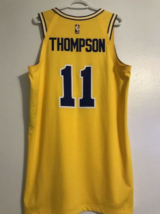 Rare Klay Thompson 2018 Warriors HWC Game Issued Jersey Steph Durant 2