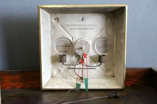 Vintage Pam Clock Lighted Advertising Clock For Parts/restoration