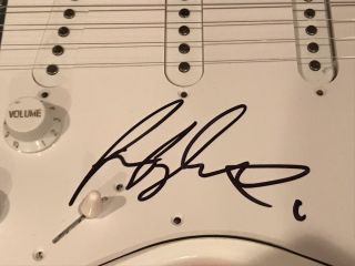 Ritchie Blackmore Signed Autographed Electric Guitar Very Rare Deep Purple 3