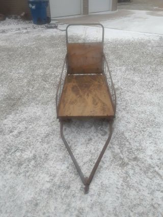 VINTAGE GRISWOLD FOLD A SLED,  SNOWMOBILE,  ATV,  UTV TOW BEHIND TRAILER,  SLED 2