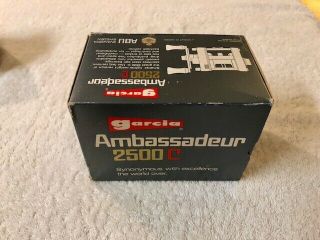 RARE ABU GARCIA AMBASSADEUR 5500 GOLD AND 2500C IN THE BOX 2