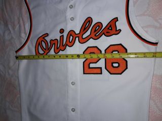 VINTAGE ADULT 44 MAJESTIC 26 BOOG POWELL SLEEVELESS JERSEY BALTIMORE ORIOLES 3