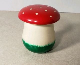 Shackman Made In Japan Wooden Mushroom With Game Inside