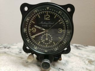 Vintage Aviation Clock - Mathey Tissot / Type 12