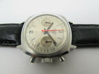 Vintage Heuer Camaro Chronograph Wind Around 1975 Cal.  7734 Men Watch
