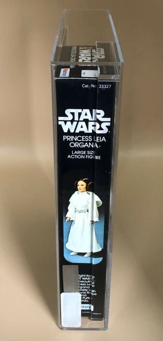 1978 VINTAGE PALITOY STAR WARS 12” PRINCESS LEIA ORGANA AFA 85 MISB RARE 4