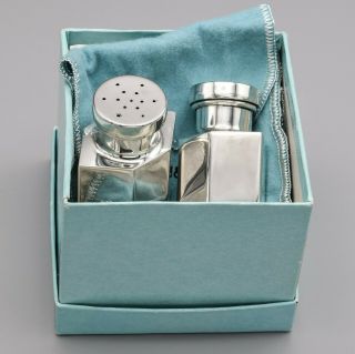 Tiffany & Co.  Sterling Silver Salt And Pepper Shaker Set 73.  7 Grams
