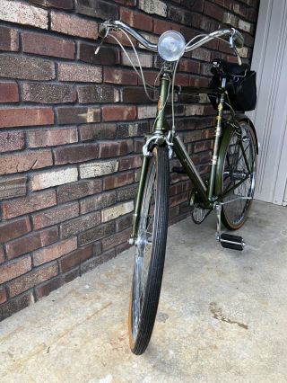 VINTAGE RALEIGH 3 SPEED BICYCLES WITH DYNO HUBS AND FORK LOCKS 10