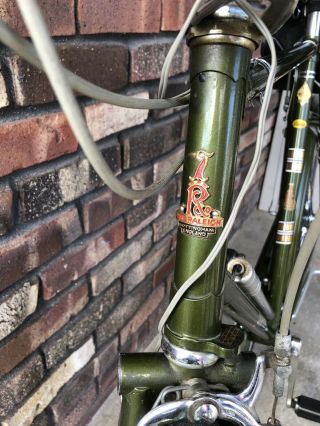 VINTAGE RALEIGH 3 SPEED BICYCLES WITH DYNO HUBS AND FORK LOCKS 9