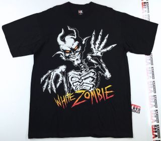 Nwot Vintage 1996 White Zombie 666 Tour T - Shirt Mens Xl Rare 90 