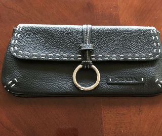 Vintage Prada Leather Clutch