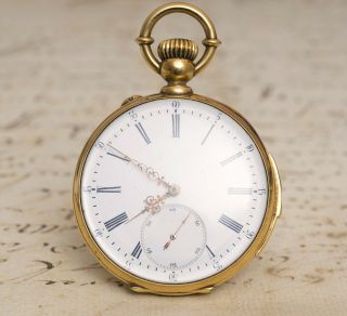 REPEATER Solid Gold Antique REPEATING Pocket Watch - Audemars Ebauche 5