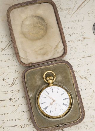 REPEATER Solid Gold Antique REPEATING Pocket Watch - Audemars Ebauche 6