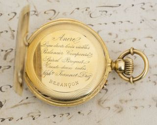 REPEATER Solid Gold Antique REPEATING Pocket Watch - Audemars Ebauche 7