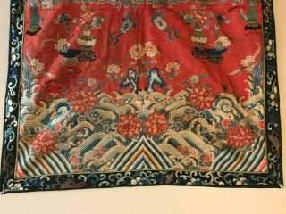 18th - 19th Antique chinese Embroidery silk rare 3