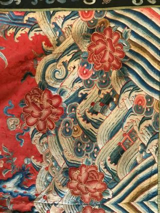 18th - 19th Antique chinese Embroidery silk rare 4