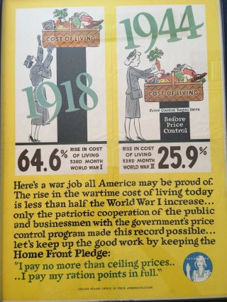 wwii propaganda poster Cost Of Living 2