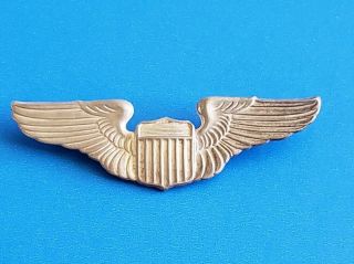 WWII US Pilot Wings Sterling Silver 3 