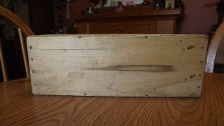 Vintage LAKESHIRE Wooden Cheese Box Lakeshire Plymouth Wisconsin 5 Wood Crate 5