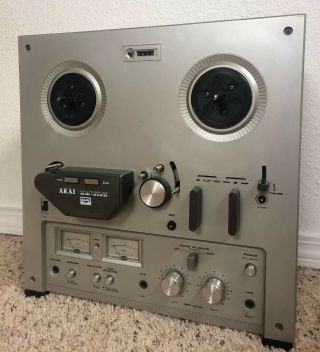 Akai Gx - 215d Reel To Reel Tape Player Recorder Auto - Reverse Stereo Vintage