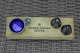 Georg Jensen Silver Acorn Salt And Pepper Set