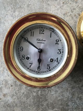 Boston Chelsea Shipstrike Quartz Clock And Barometer Set
