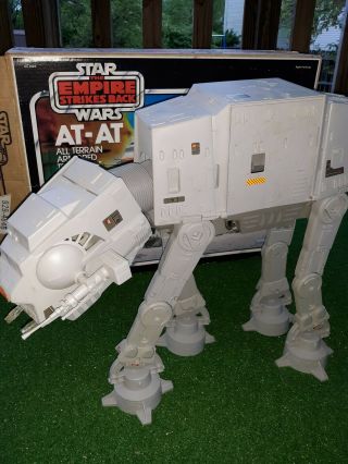 1981 Star Wars Vintage At - At Imperial Walker Complete W/orginal Box