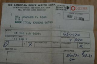 1964 TUDOR OYSTER PRINCE SUBMARINER 7928 GILT RING 10