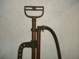 Antique F.  E.  MYERS BROS Bilge Pump Cast Iron & Brass Hand Pump double barrel 8
