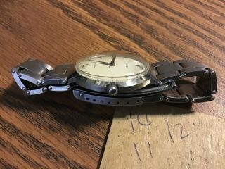 Vintage Rolex 9083 Precision UFO Mens Vintage Watch w Riveted Bracelet 3