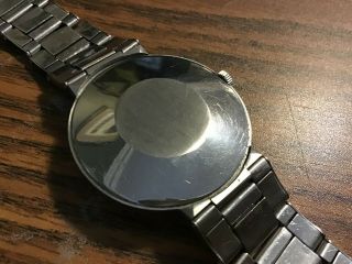 Vintage Rolex 9083 Precision UFO Mens Vintage Watch w Riveted Bracelet 7