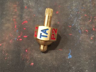 Put And Take Spinner (dreidel) - Custom Made,  Brass Game Piece.